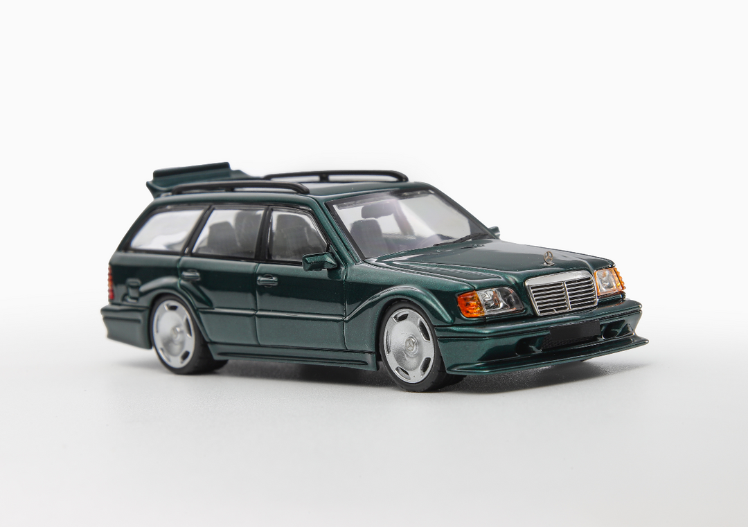 S124 Evo2 Mortal 1:64 MERCEDES-BENZ S124 T MODEII EVO2 (3 Colours) – Horizon Diecast