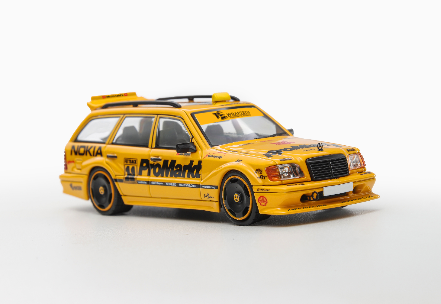 S124 Evo2 Mortal 1:64 MERCEDES-BENZ S124 T MODEII EVO2 (3 Colours) – Horizon Diecast