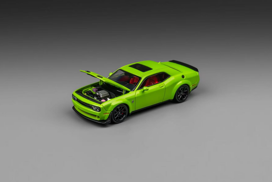 [Preorder] Stance Hunters 1:64 Dodge SRT Hellcat - Flame Green
