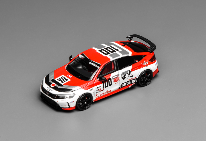 MOTORHELIX 1:64 Honda Civic Type R (FL5) Idemistu Motion Red M65427