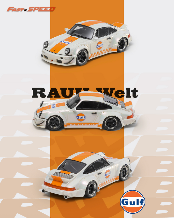 [Preorder] Fast Speed 1:64 Porsche Rauh-Welt RWB964 Wide-Body Modified (3 Versions)