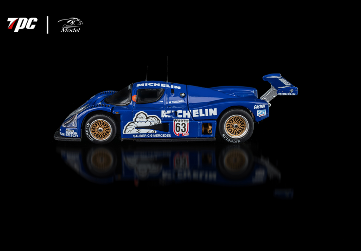 [Preorder] TPC x YS Model 1:64 Sauber Mercedes C9 1988 Le Mans (2 Colours)