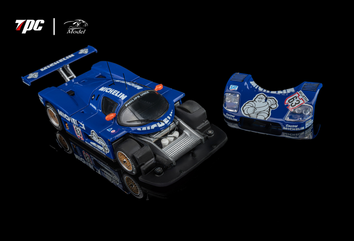 [Preorder] TPC x YS Model 1:64 Sauber Mercedes C9 1988 Le Mans (2 Colours)