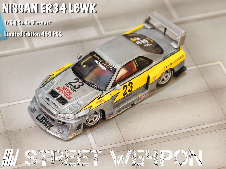 [Preorder] Street Weapon 1:64 NISSAN LBWK ER34 - Varnish Special Edition