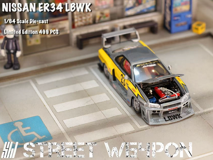 [Preorder] Street Weapon 1:64 NISSAN LBWK ER34 - Varnish Special Edition