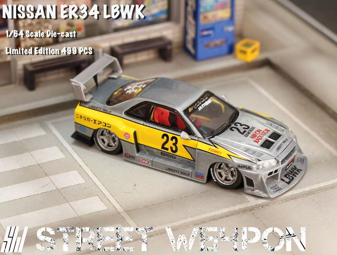 [Preorder] Street Weapon 1:64 NISSAN LBWK ER34 - Varnish Special Edition