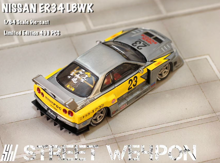 [Preorder] Street Weapon 1:64 NISSAN LBWK ER34 - Varnish Special Edition