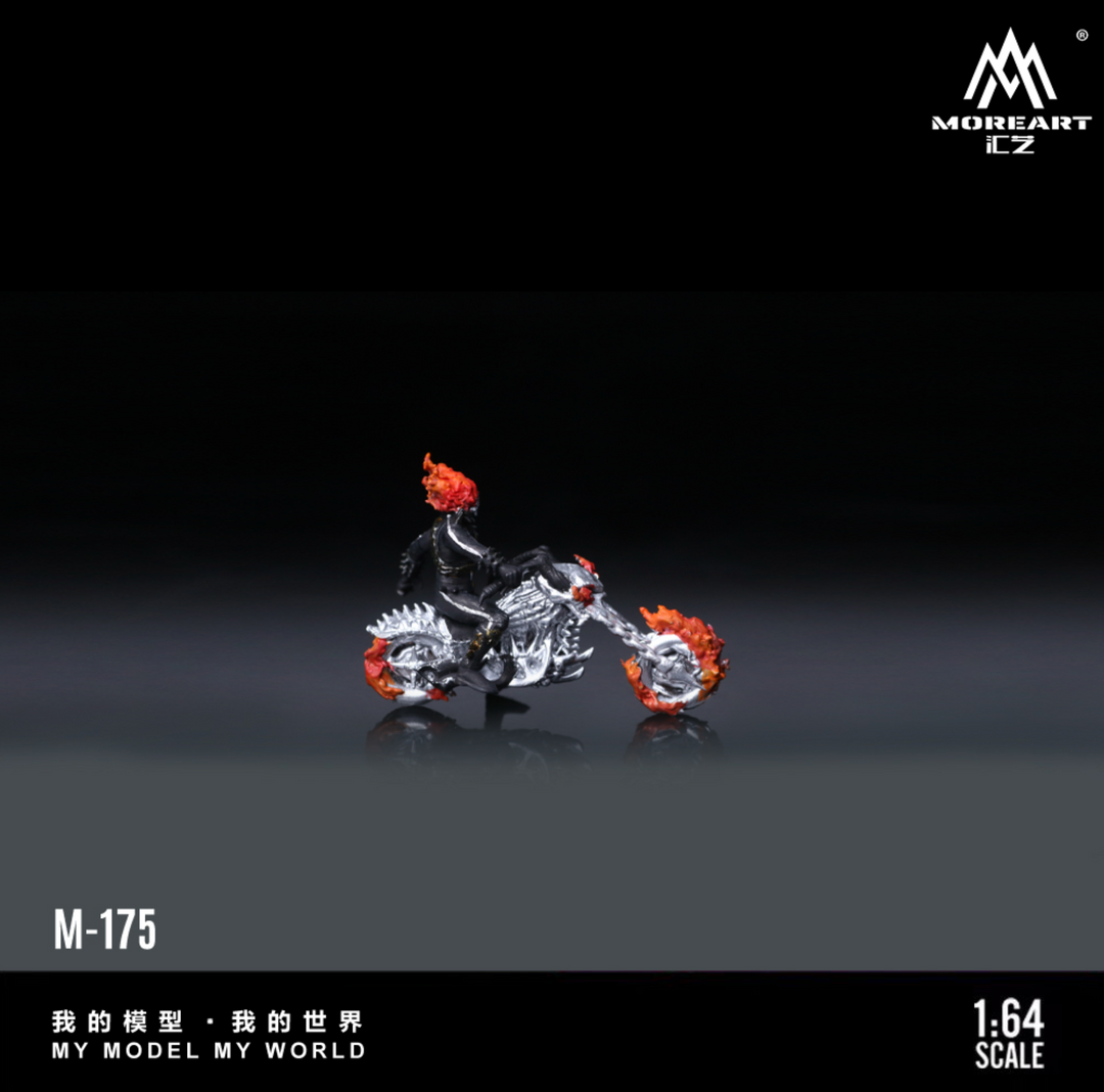 [Preorder] MoreArt 1:64 EVIL SPIRIT KNIGHT MOTORCYCLE DOLL MO222175