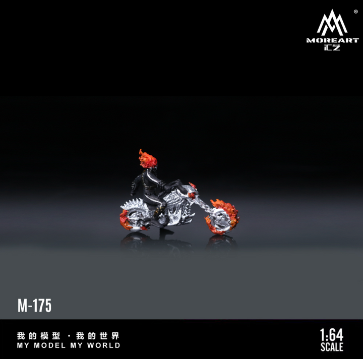 [Preorder] MoreArt 1:64 EVIL SPIRIT KNIGHT MOTORCYCLE DOLL MO222175