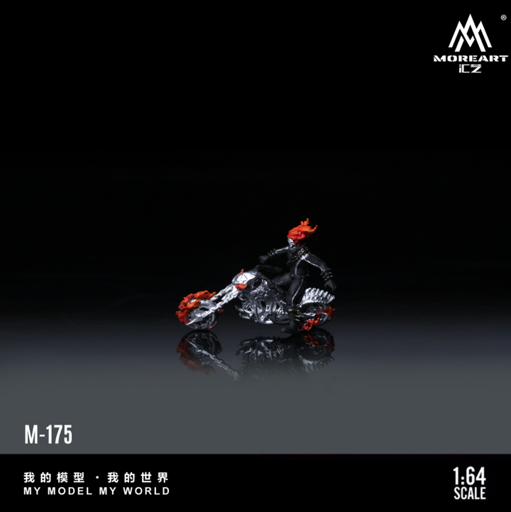 [Preorder] MoreArt 1:64 EVIL SPIRIT KNIGHT MOTORCYCLE DOLL MO222175