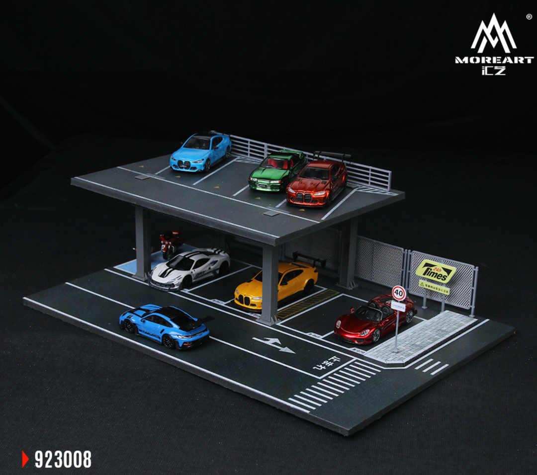 [Preorder] MoreArt 1:64 STEEL STRUCTURE PLATFORM PARKING SCENE (2 Versions)