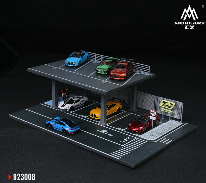 [Preorder] MoreArt 1:64 STEEL STRUCTURE PLATFORM PARKING SCENE (2 Versions)