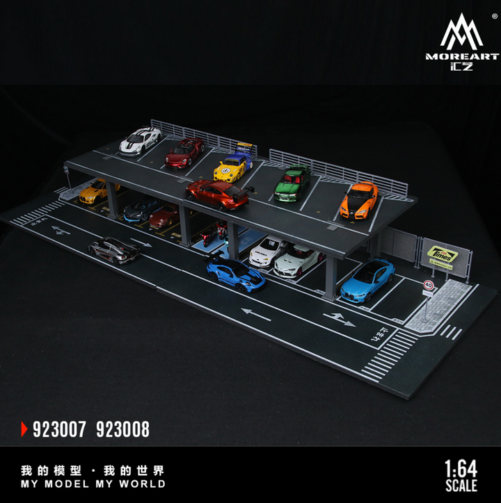 [Preorder] MoreArt 1:64 STEEL STRUCTURE PLATFORM PARKING SCENE (2 Versions)