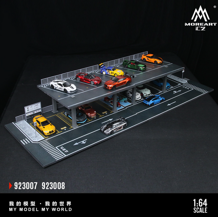 [Preorder] MoreArt 1:64 STEEL STRUCTURE PLATFORM PARKING SCENE (2 Versions)