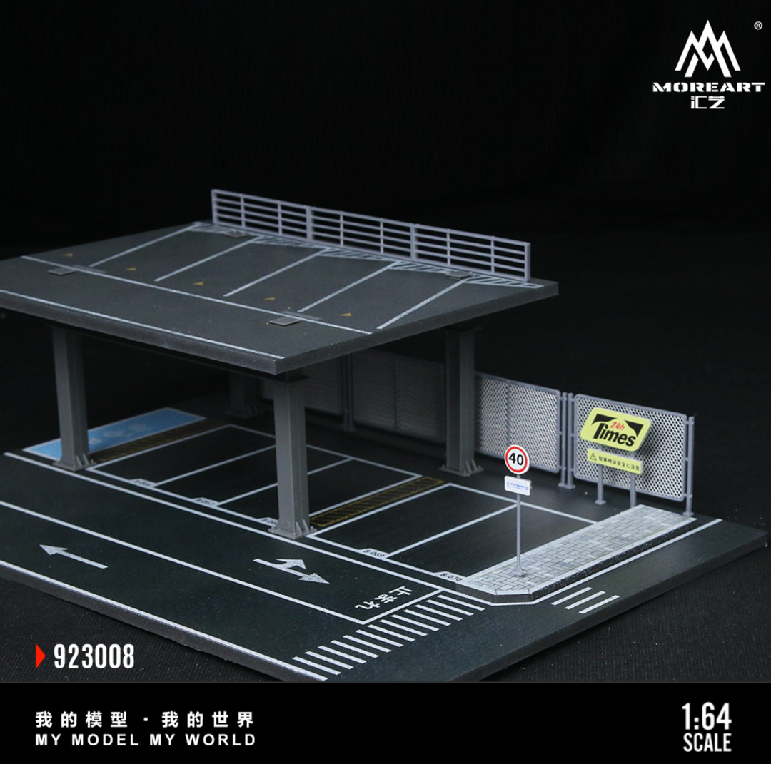 [Preorder] MoreArt 1:64 STEEL STRUCTURE PLATFORM PARKING SCENE (2 Versions)