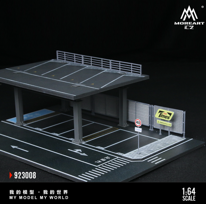 [Preorder] MoreArt 1:64 STEEL STRUCTURE PLATFORM PARKING SCENE (2 Versions)