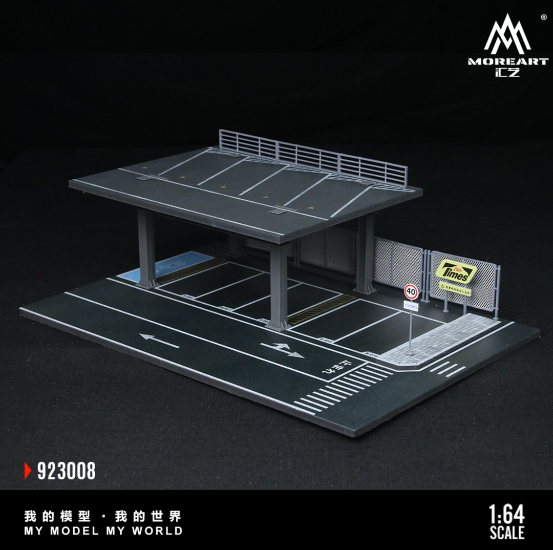 [Preorder] MoreArt 1:64 STEEL STRUCTURE PLATFORM PARKING SCENE (2 Versions)