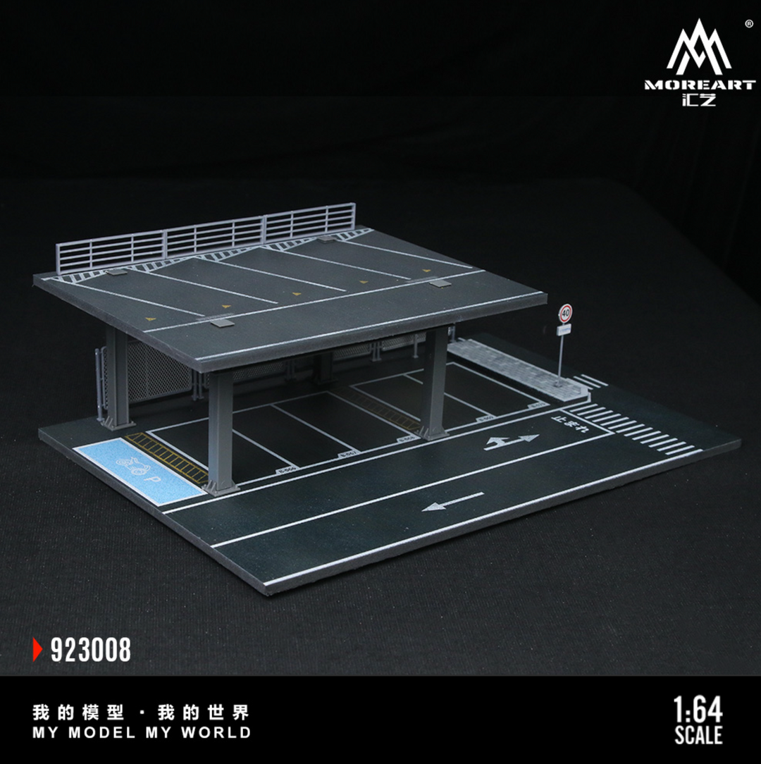 [Preorder] MoreArt 1:64 STEEL STRUCTURE PLATFORM PARKING SCENE (2 Versions)