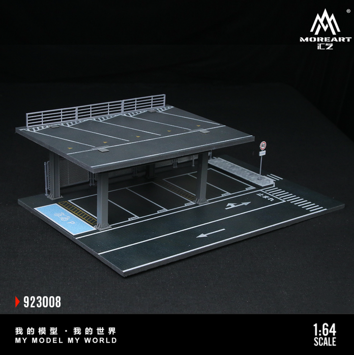 [Preorder] MoreArt 1:64 STEEL STRUCTURE PLATFORM PARKING SCENE (2 Versions)