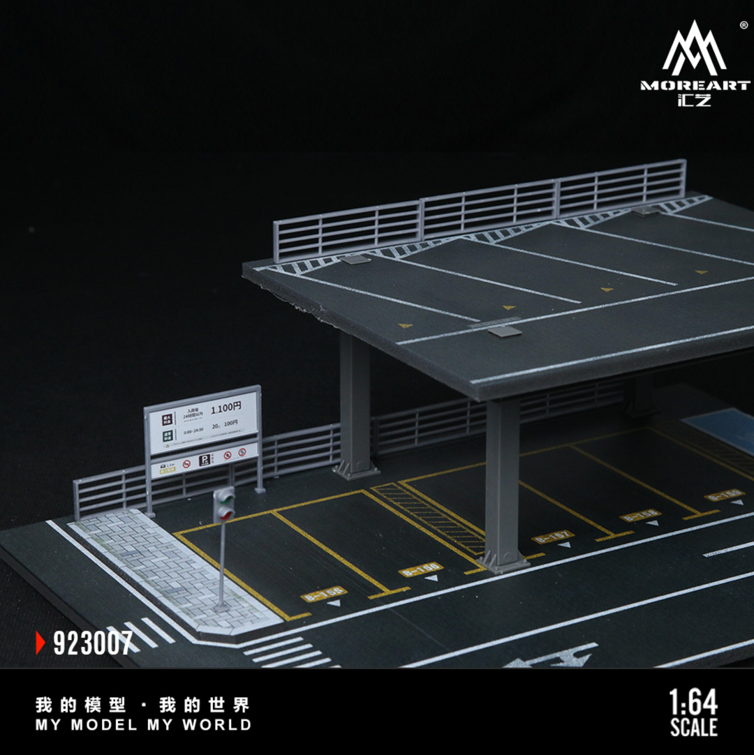 [Preorder] MoreArt 1:64 STEEL STRUCTURE PLATFORM PARKING SCENE (2 Versions)