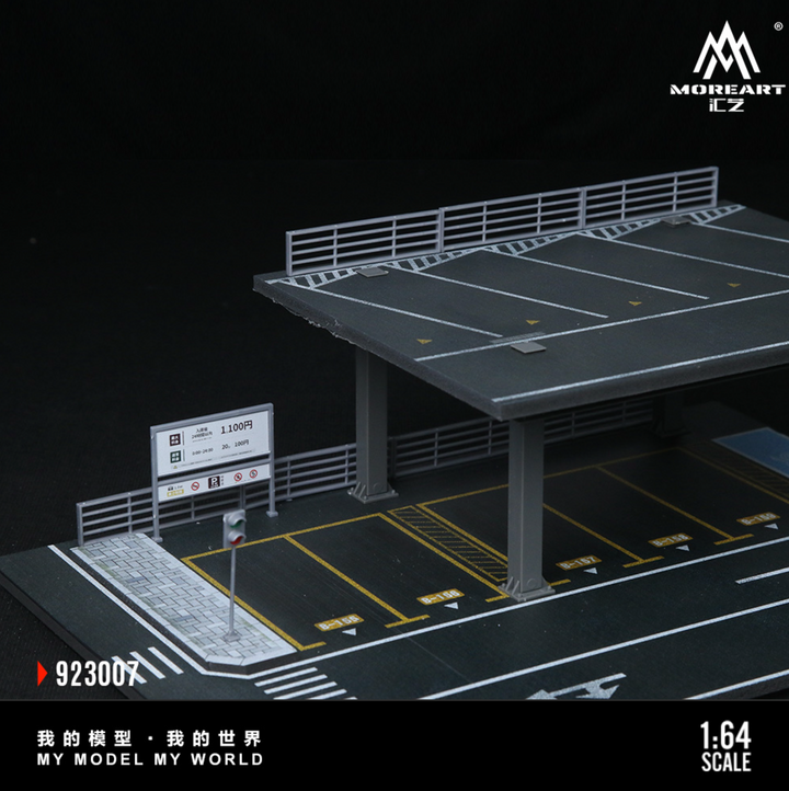 [Preorder] MoreArt 1:64 STEEL STRUCTURE PLATFORM PARKING SCENE (2 Versions)