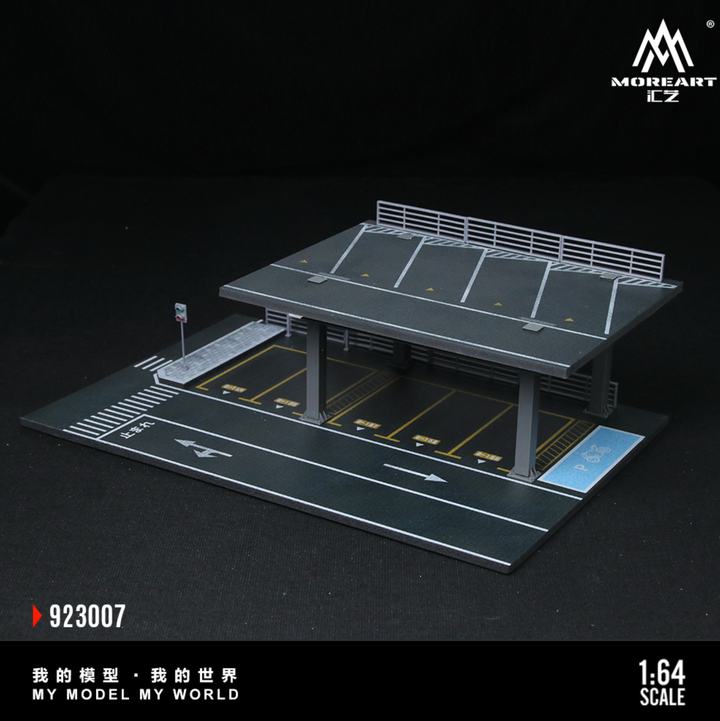 [Preorder] MoreArt 1:64 STEEL STRUCTURE PLATFORM PARKING SCENE (2 Versions)