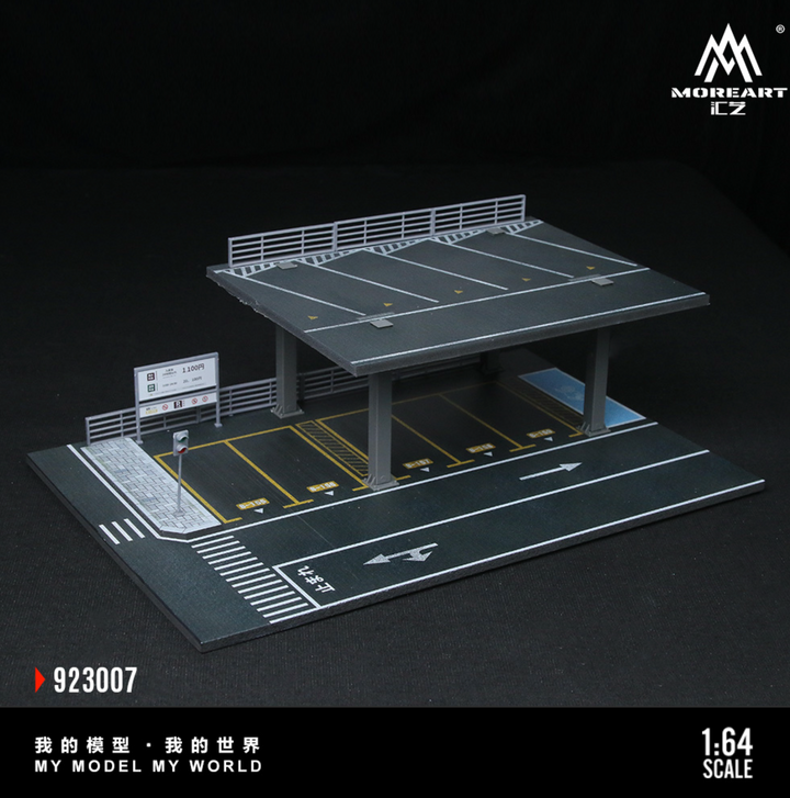 [Preorder] MoreArt 1:64 STEEL STRUCTURE PLATFORM PARKING SCENE (2 Versions)