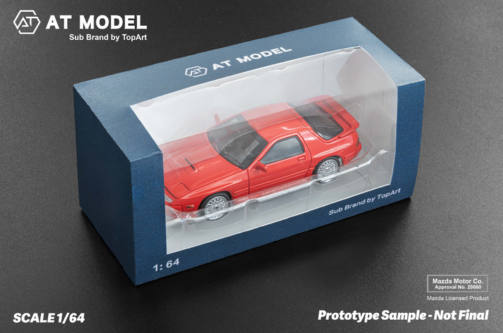 [Preorder] TOPART 1:64 Mazda RX7 FC3S Infinity Hanging Card Board (5 Colours)