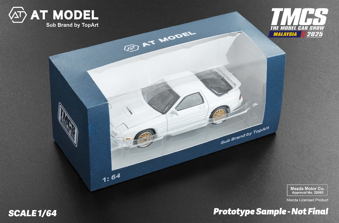 [Preorder] TOPART 1:64 Mazda RX7 FC3S Infinity Hanging Card Board (5 Colours)