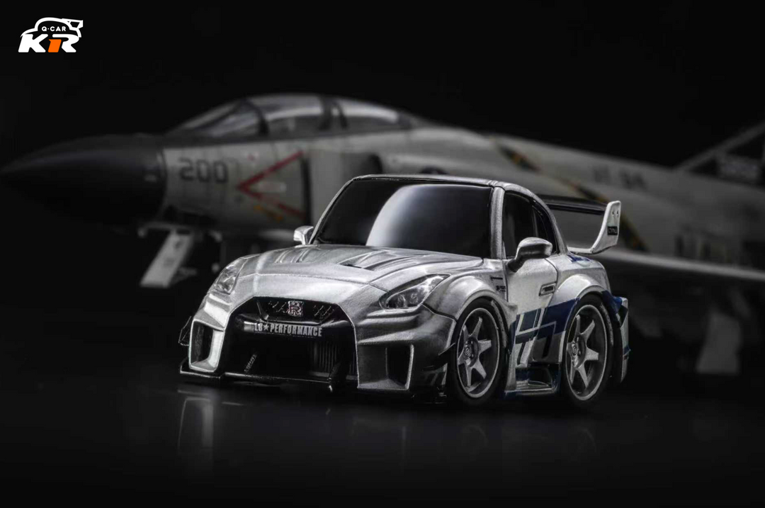 KR Model 1:64 LBWK Nissan GT-R R35 Egg Q Car (3 Colours) – Horizon Diecast