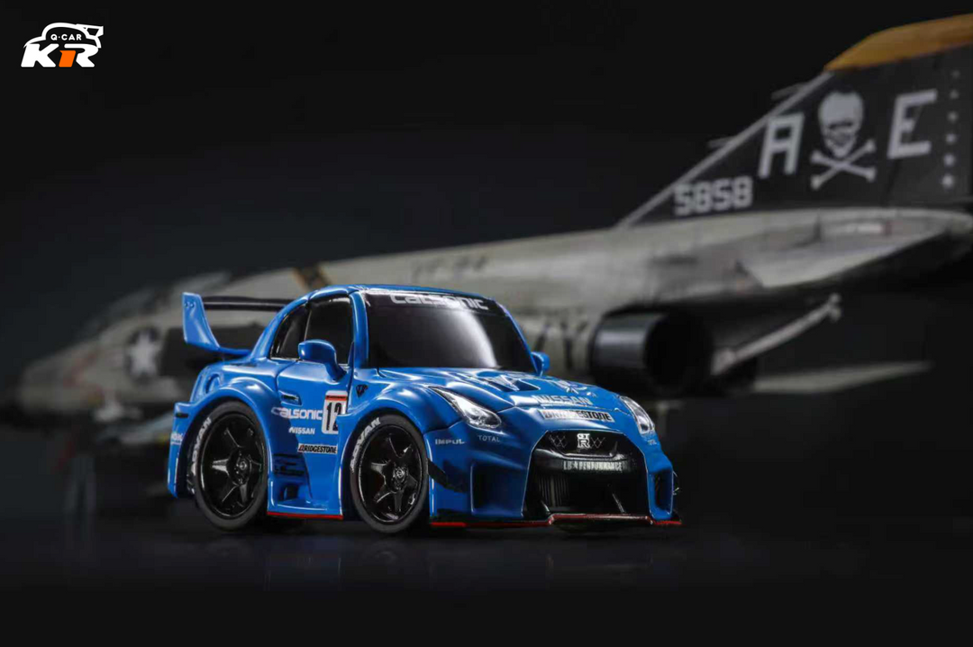 KR Model 1:64 LBWK Nissan GT-R R35 Egg Q Car (3 Colours) – Horizon Diecast