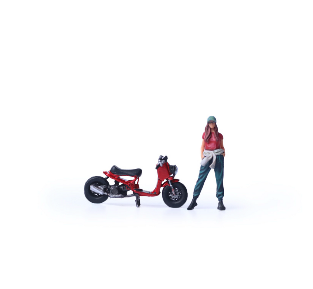 [Preorder] MoreArt 1:64 ZOOMER RED MOTORCYCLE DOLL MO222180