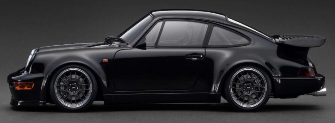 [Preorder] Ignition Model 1:18 Porsche Blackbird (964) Black MIDNIGHT  With Mr. Tatsuya Shima IG3593