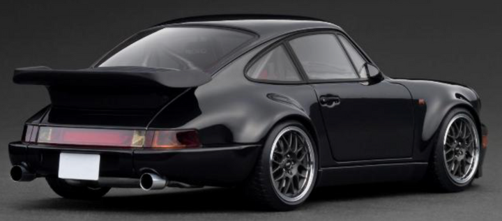 [Preorder] Ignition Model 1:18 Porsche Blackbird (964) Black MIDNIGHT  With Mr. Tatsuya Shima IG3593