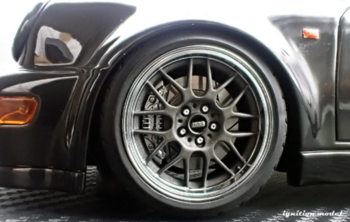 [Preorder] Ignition Model 1:18 Porsche Blackbird (964) Black MIDNIGHT  With Mr. Tatsuya Shima IG3593