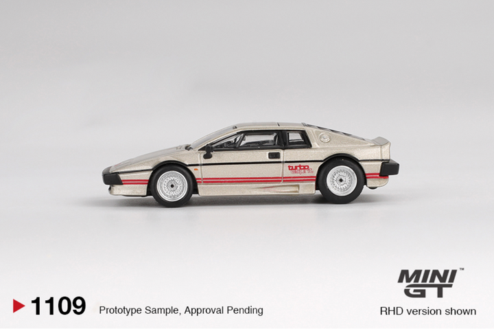 [Preorder] MINIGT 1:64 Lotus Esprit Turbo Metallic Silver MGT01109-BL