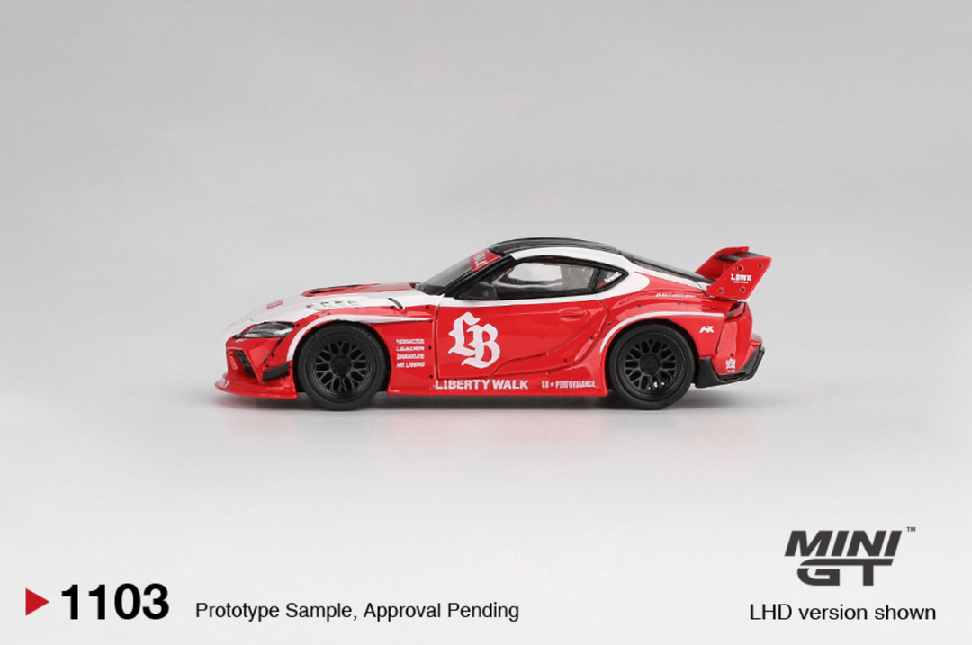 [Preorder] MINIGT 1:64 LB WORKS Toyota GR Supra Red/White MGT01103-BL