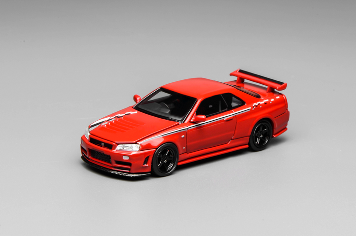 [Preorder] MOTORHELIX 1:64 Nissan NISMO R34 GT-R NISMO CUSTOMIZED M63420