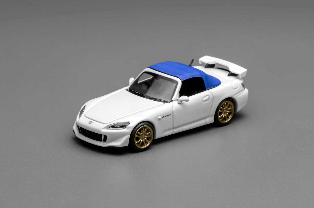 [Preorder] MOTORHELIX 1:64 HONDA S2000 TYPE S PLATINUM WHITE PEARL M65108