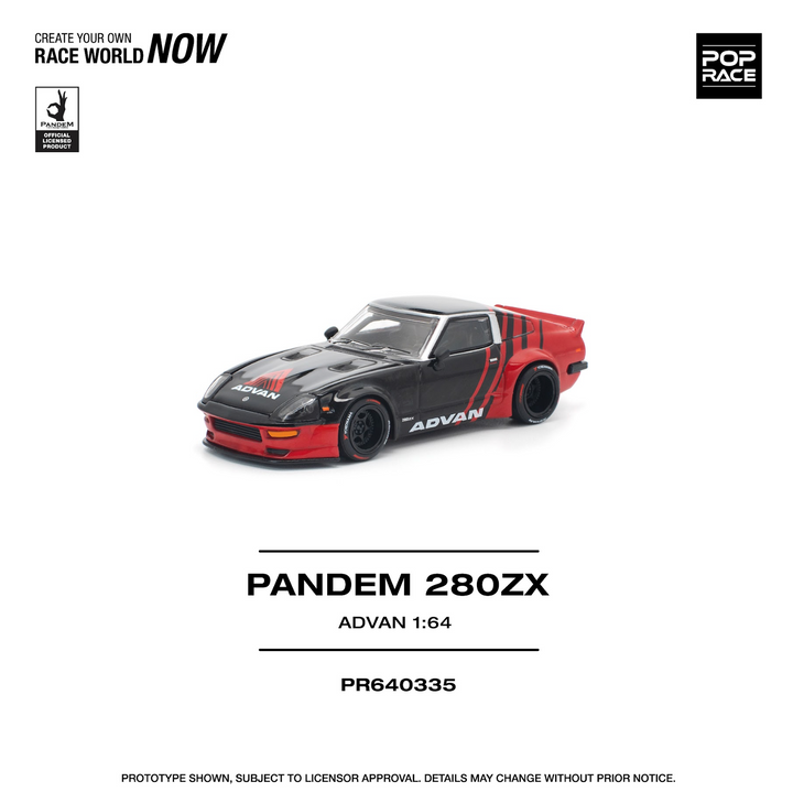 [Preorder] POPRACE 1:64 PANDEM 280ZX ADVAN PR640335