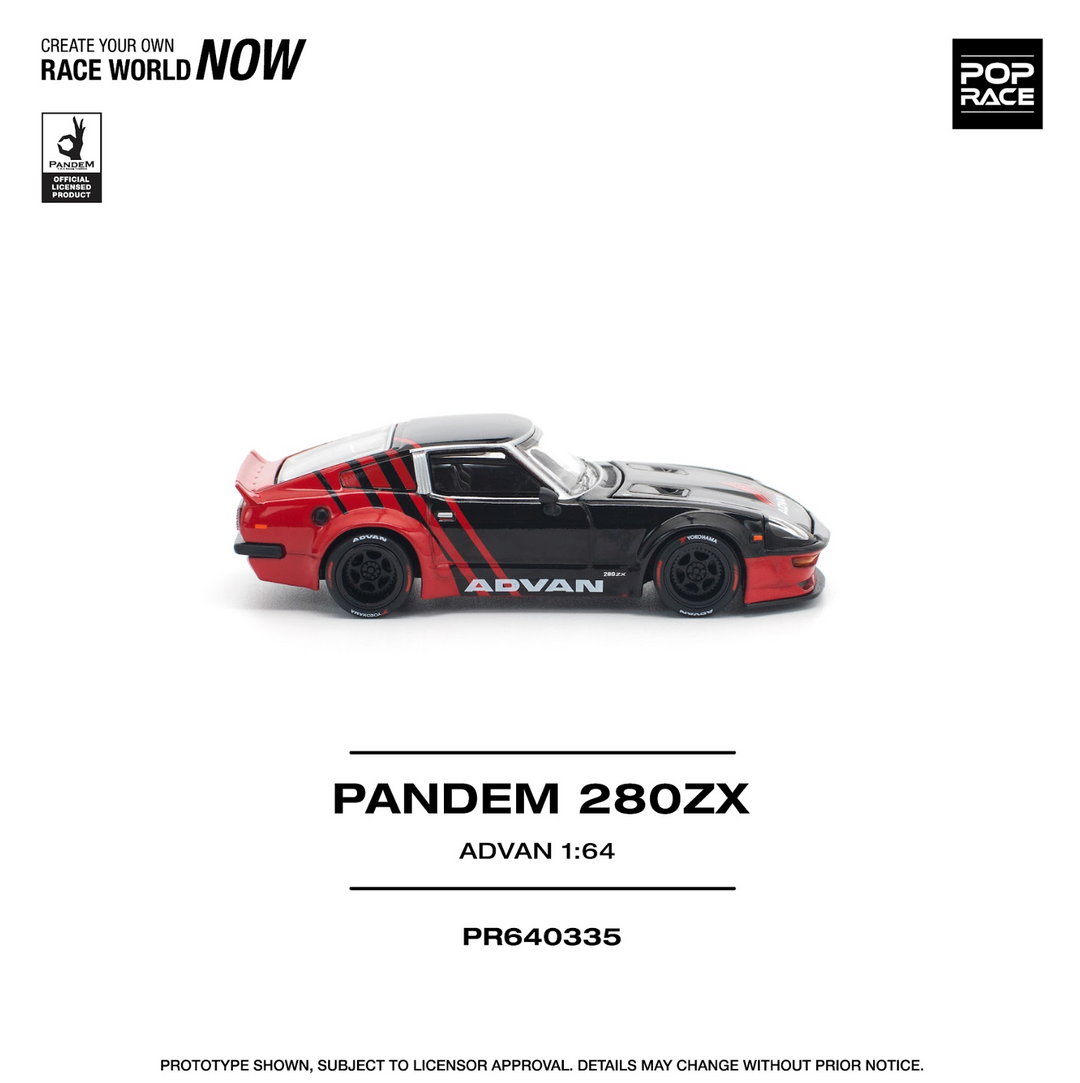 [Preorder] POPRACE 1:64 PANDEM 280ZX ADVAN PR640335