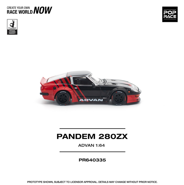[Preorder] POPRACE 1:64 PANDEM 280ZX ADVAN PR640335