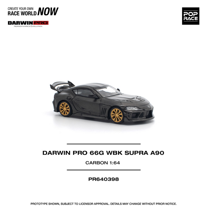 [Preorder] POPRACE 1:64 DARWIN PRO 66G WBK SUPRA A90 CARBON EDITION PR640398