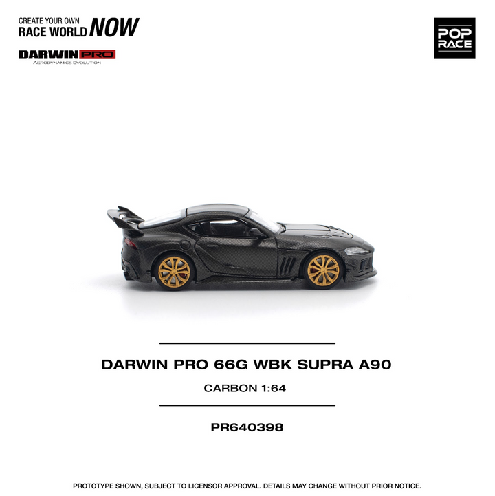 [Preorder] POPRACE 1:64 DARWIN PRO 66G WBK SUPRA A90 CARBON EDITION PR640398