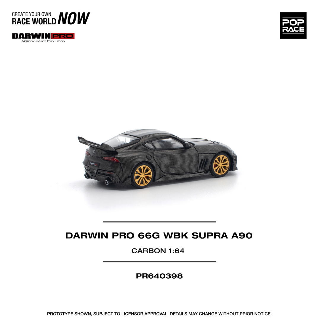[Preorder] POPRACE 1:64 DARWIN PRO 66G WBK SUPRA A90 CARBON EDITION PR640398