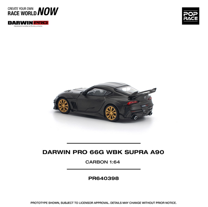 [Preorder] POPRACE 1:64 DARWIN PRO 66G WBK SUPRA A90 CARBON EDITION PR640398