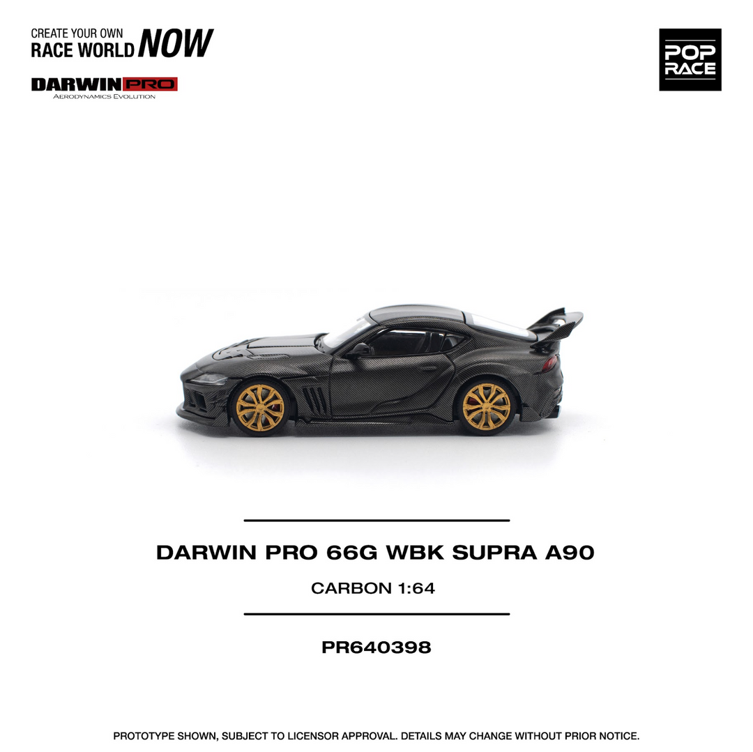 [Preorder] POPRACE 1:64 DARWIN PRO 66G WBK SUPRA A90 CARBON EDITION PR640398