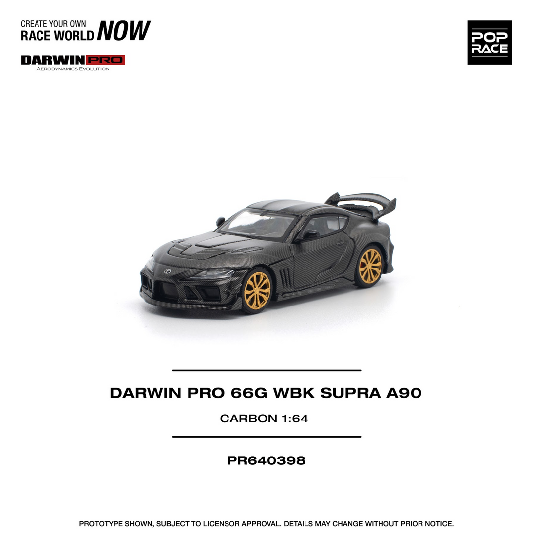 [Preorder] POPRACE 1:64 DARWIN PRO 66G WBK SUPRA A90 CARBON EDITION PR640398