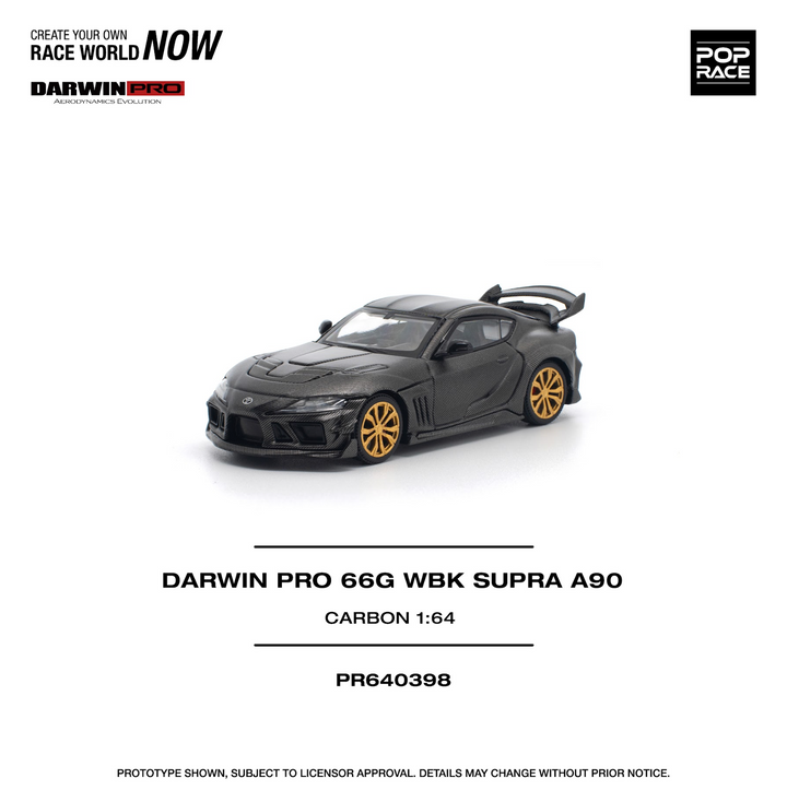 [Preorder] POPRACE 1:64 DARWIN PRO 66G WBK SUPRA A90 CARBON EDITION PR640398