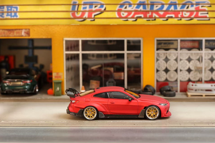 Street Weapon 1:64 BMW G82 M4 wide-body - Red